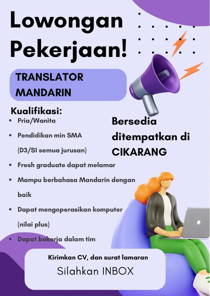 Mandarin Translator dan Manager Safety Proyek