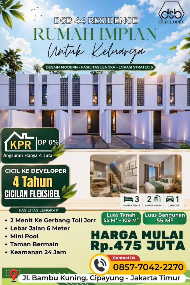 Rumah Mewah Minimalis Dengan Harga terjangkau
