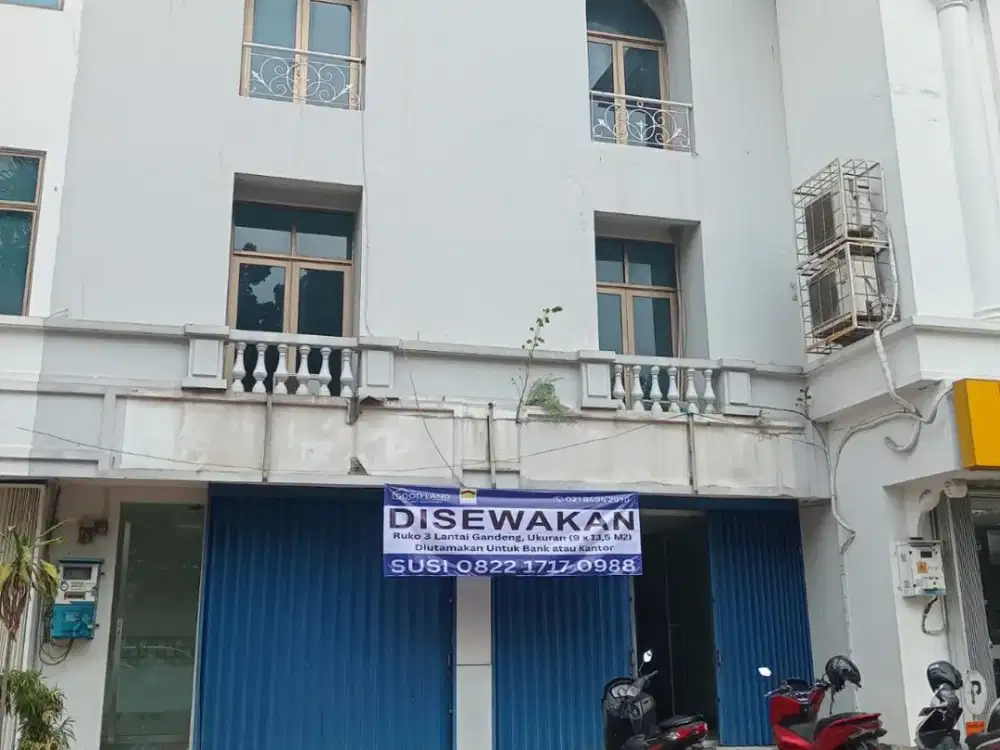 Disewakan Ruko 3 Lantai Cocok Untuk Kantor dan Bank Cibubur Times Square