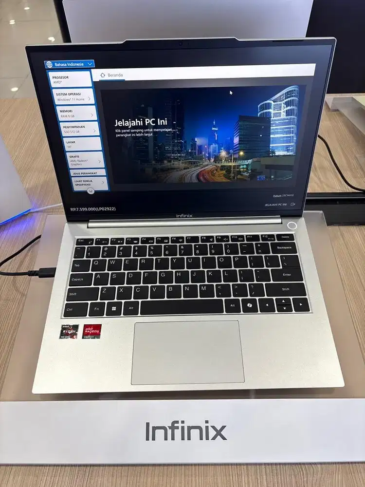 Kredit laptop infinix ryzen 5.