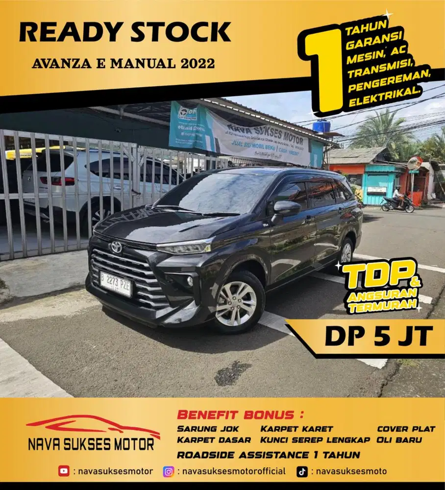 TDP 5 JUTA - AVANZA E MANUAL 2022