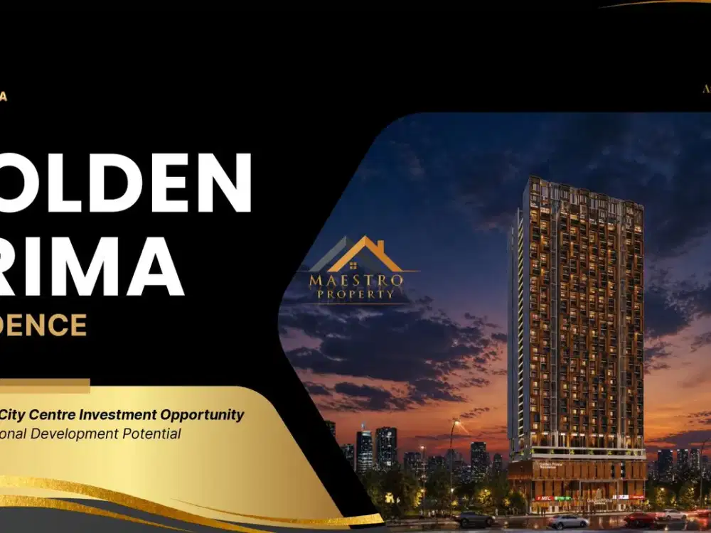 HOT PROJECT! Luxury Apartment Golden Prima Residence Lokasi Strategis Medan