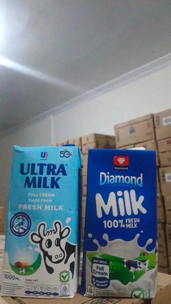 Susu ultramil dan diamond 1 liter