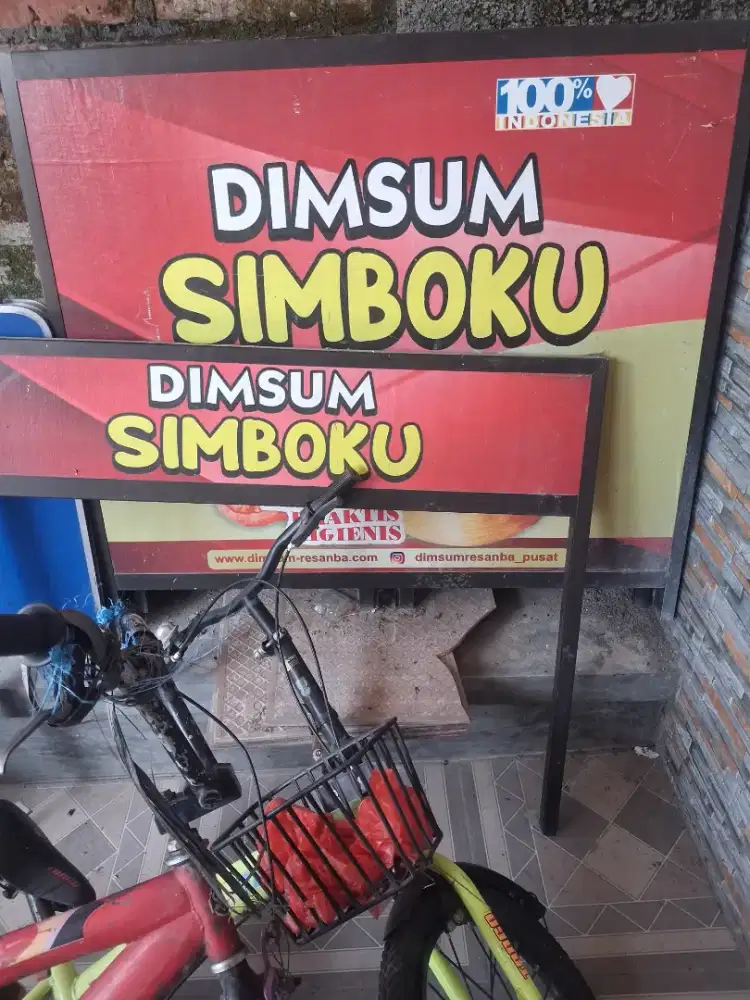 Gerobak dan meja portable