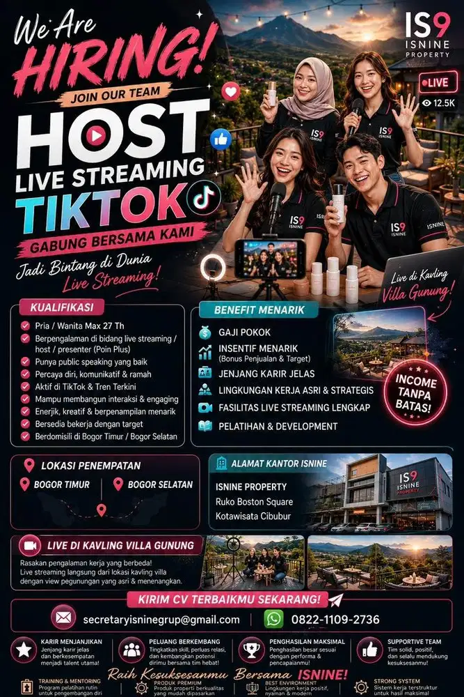 Host biasa cuma jual produk, host hebat bikin orang betah nonton