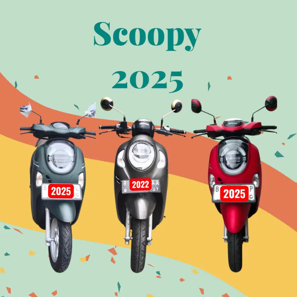 Dp 600rb‼️Honda Scoopy prestige stylish (KTP daerah bs kredit) scopy