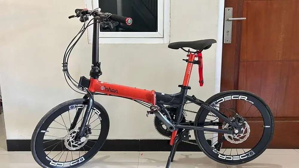 DIJUAL — Fnhon Blast Folding Bike Full upgrade, bukan stok biasa.