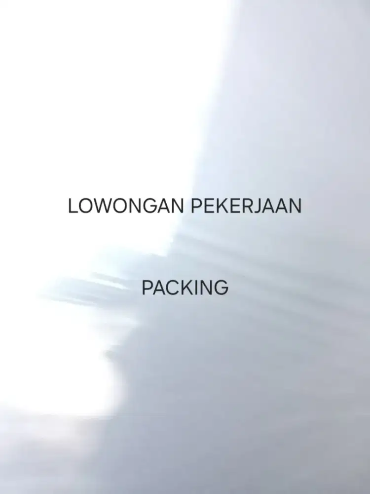 Karyawan packing