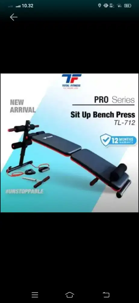 Promo sit up bench multifungsi