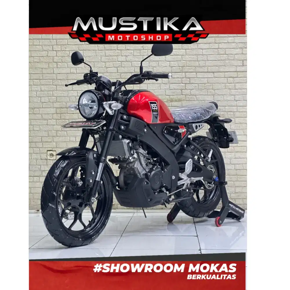 Odo 1rb Simpenan!!Yamaha XSR 155cc 2024 Red Plat Jatim Mulus-Mustika