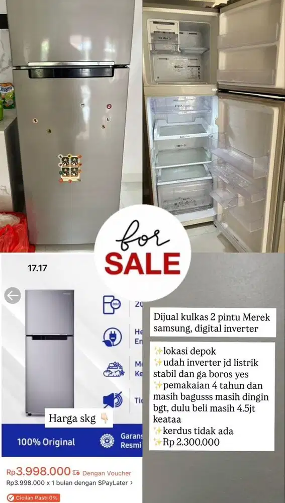 Kulkas Samsung Digital Inverter