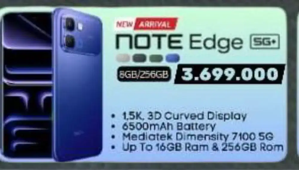 HEADPHONE ANDROID NOTE EDGE 5G 8/256GB