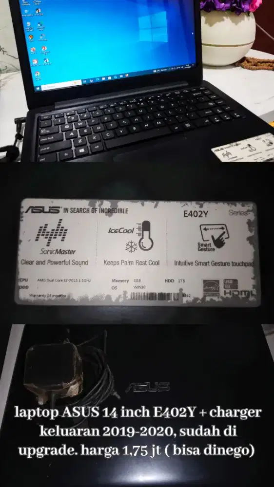 Jual laptop  jarang dipakai