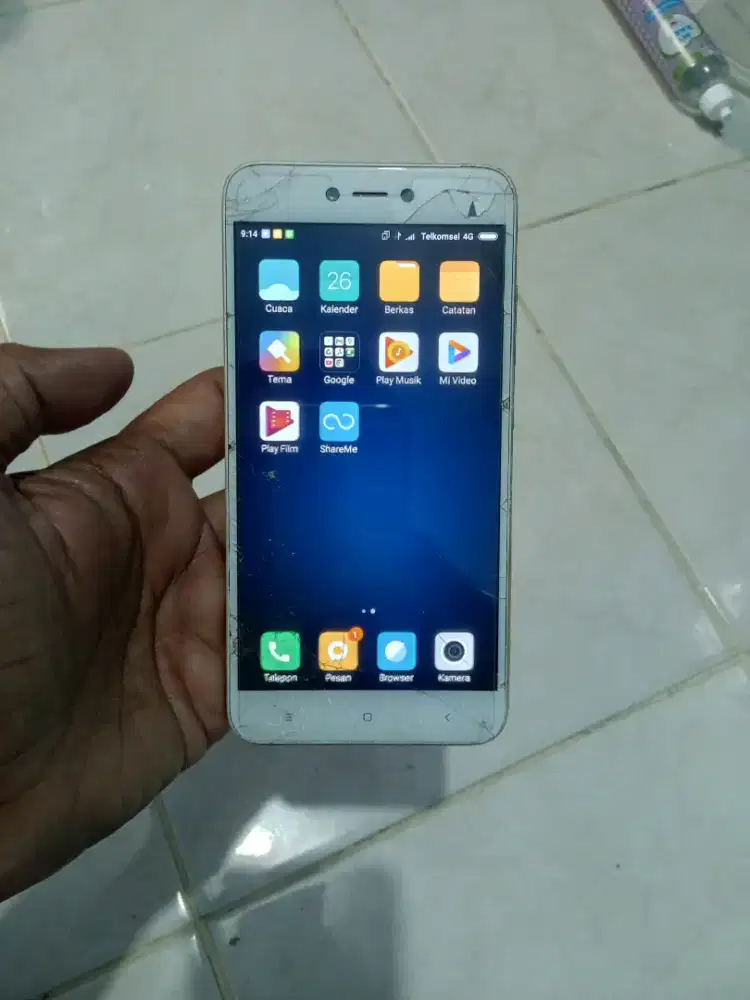 Jual hp xiomi note 5a jaringan 4G LTE ram 2/16GB camera bagus
