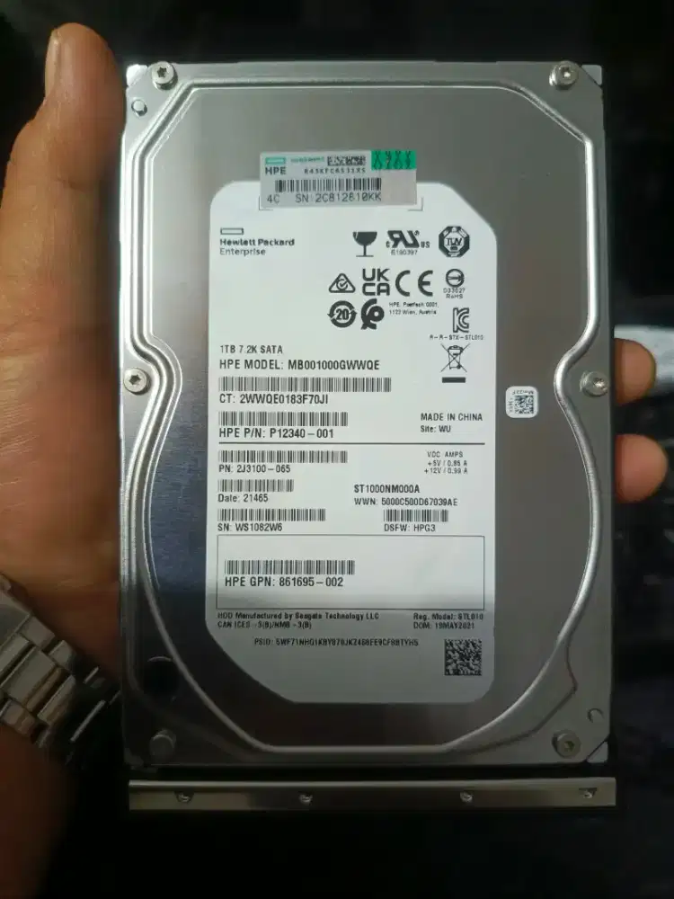 Jual HDD Server HP 1 Tb Rpm 7200,External HDD Seagate 500 Gb
