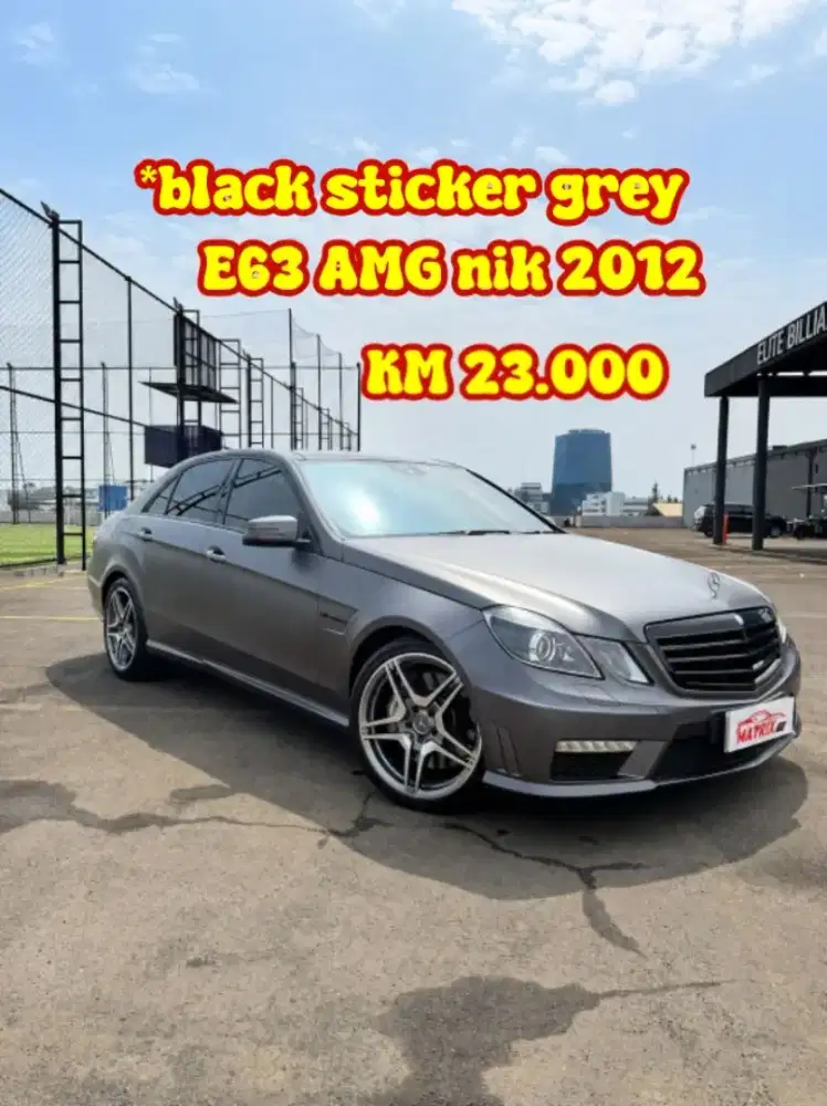 Mercedes-Benz E63 AMG 2013 nik 2012 . Mercy e63 AT Matic 5.5