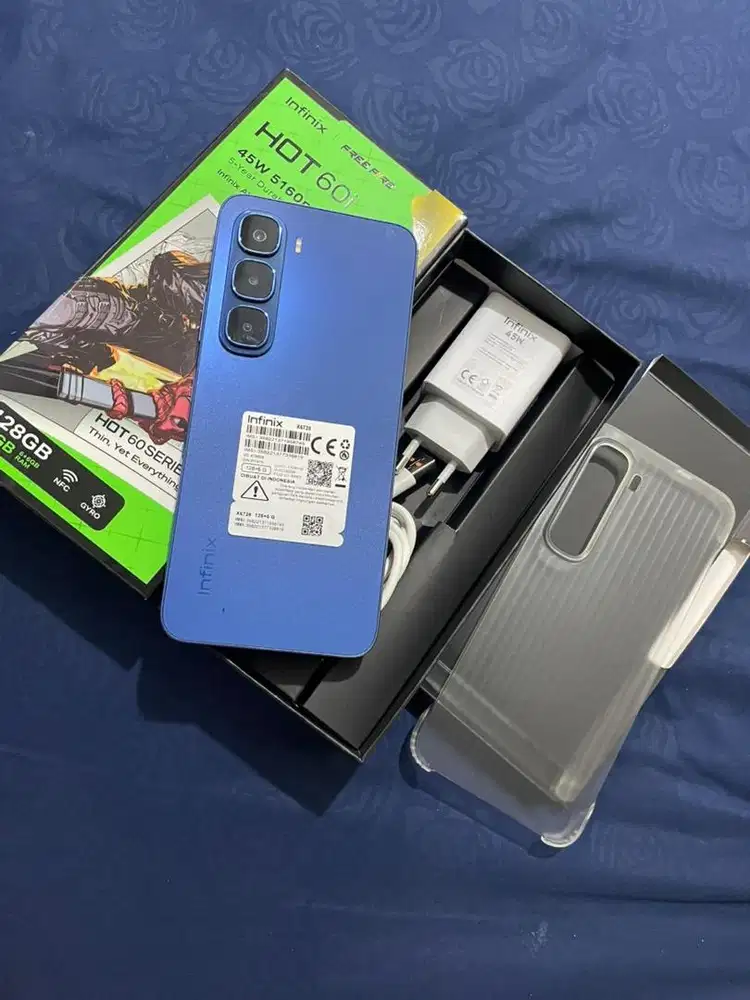 infinix hot 60i ram 6/128 like new baru 2 bulan pakai