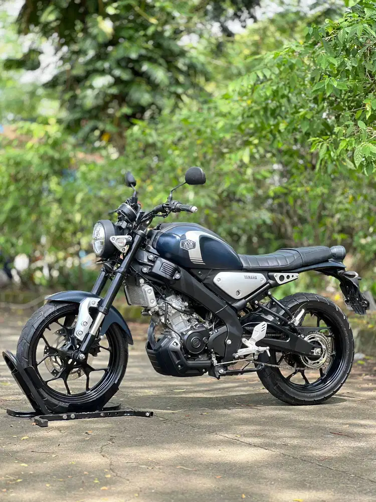 YAMAHA XSR 155 BIRU DOFF 2023 KM LOW SUPER GRESS