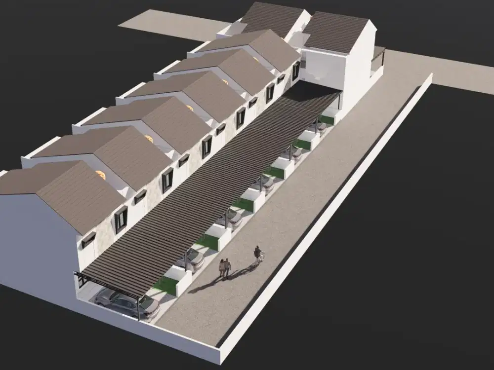 Rumah 2 Lantai Karya Dharma Medan Johor Pinggir Jalan dekat Masjid