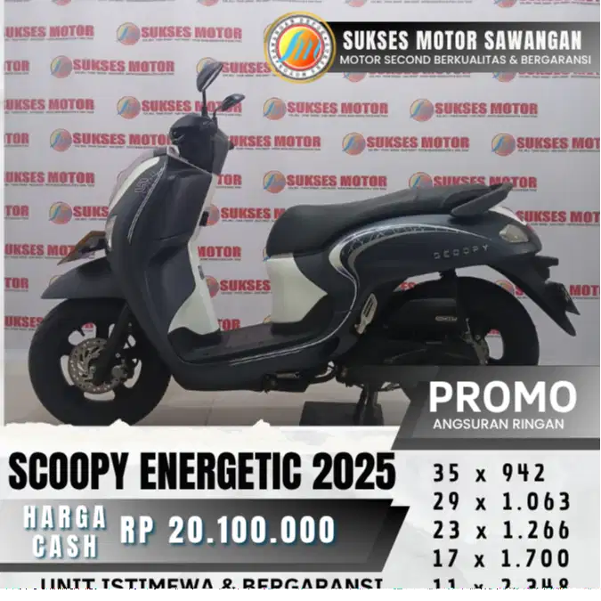 MULUS ISTIMEWA SCOPPY NEW ENERGETIC TH 2025 BISA CASH KREDIT