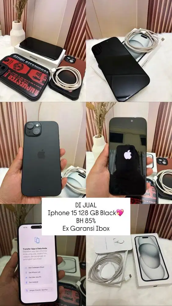 Second - Iphone 15 Black 128 GB
