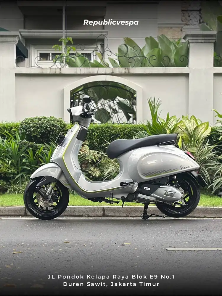 PIAGGIO VESPA SPRINT TECH TAHUN 2025 WARNA GREY ENTUSIASTA
