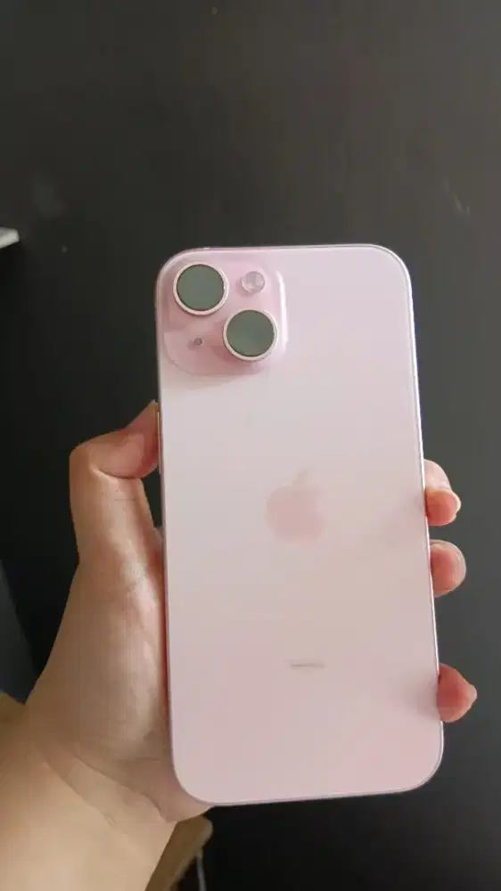 iPhone 15 Pink 128GB Ibox garansi panjang like new