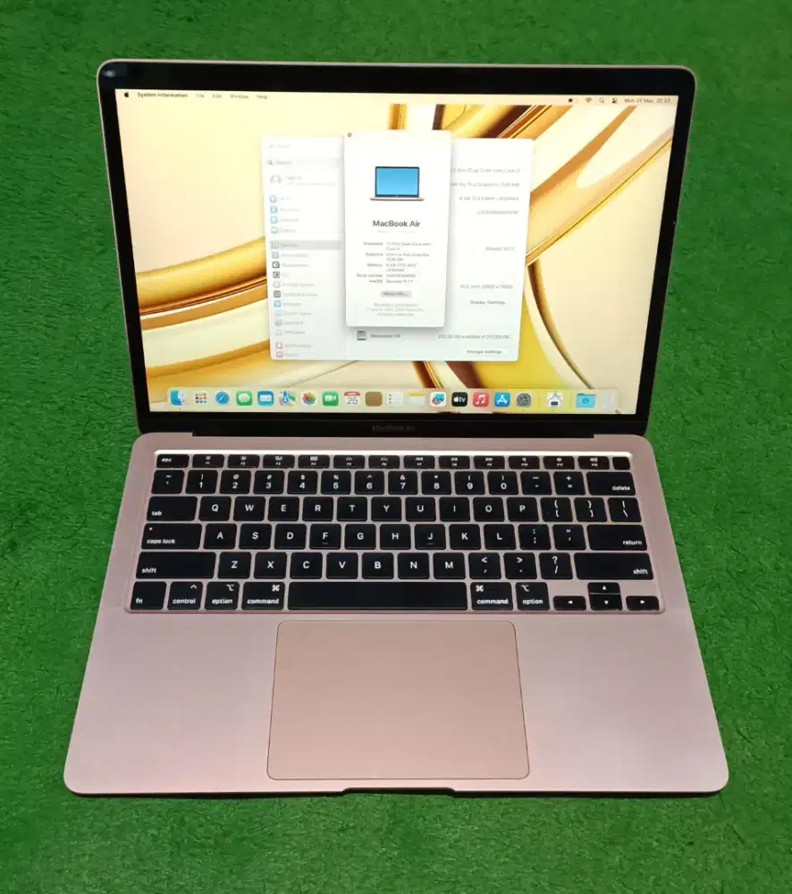 Apple MacBook Air 2020 Intel i3 8/256 Rose Gold Murah