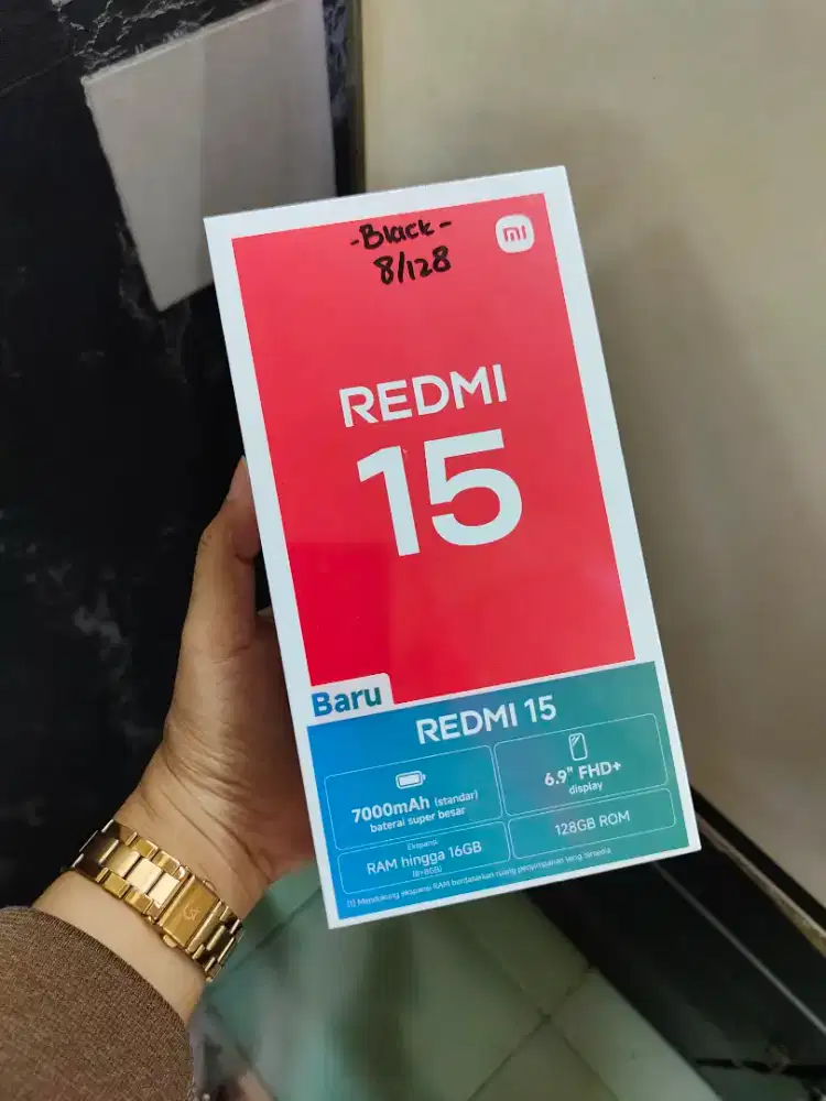 PROMO REDMI 15 8/128, 8/256 NEW GARANSI RESMI