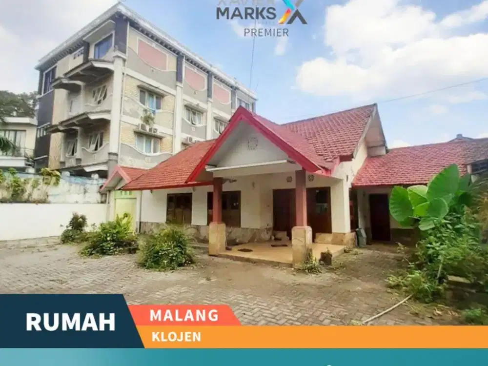 Dijual Rumah Klasik di Jl Bandung Klojen Malang Multifungsi