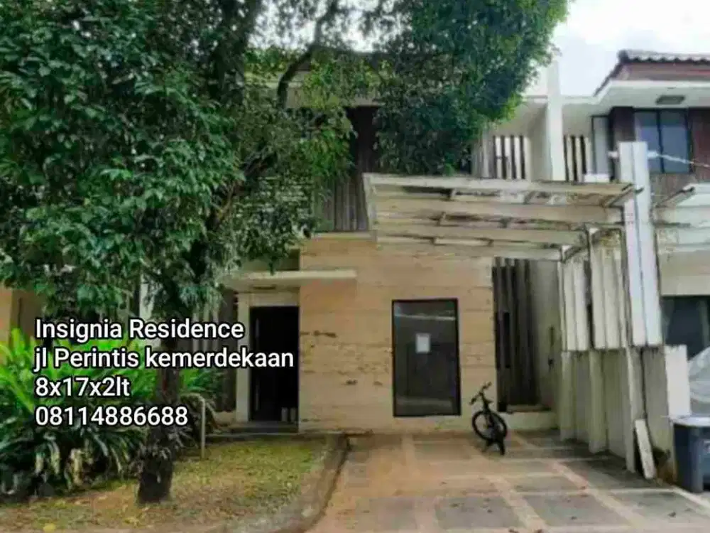 Rumah Mewah Jual Rugi Insignia Residence Ciputra jl perintis kemerdekaan depan KIMA