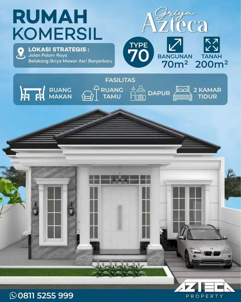 Di Jual Rumah Komersil Di Kota Banjarbaru