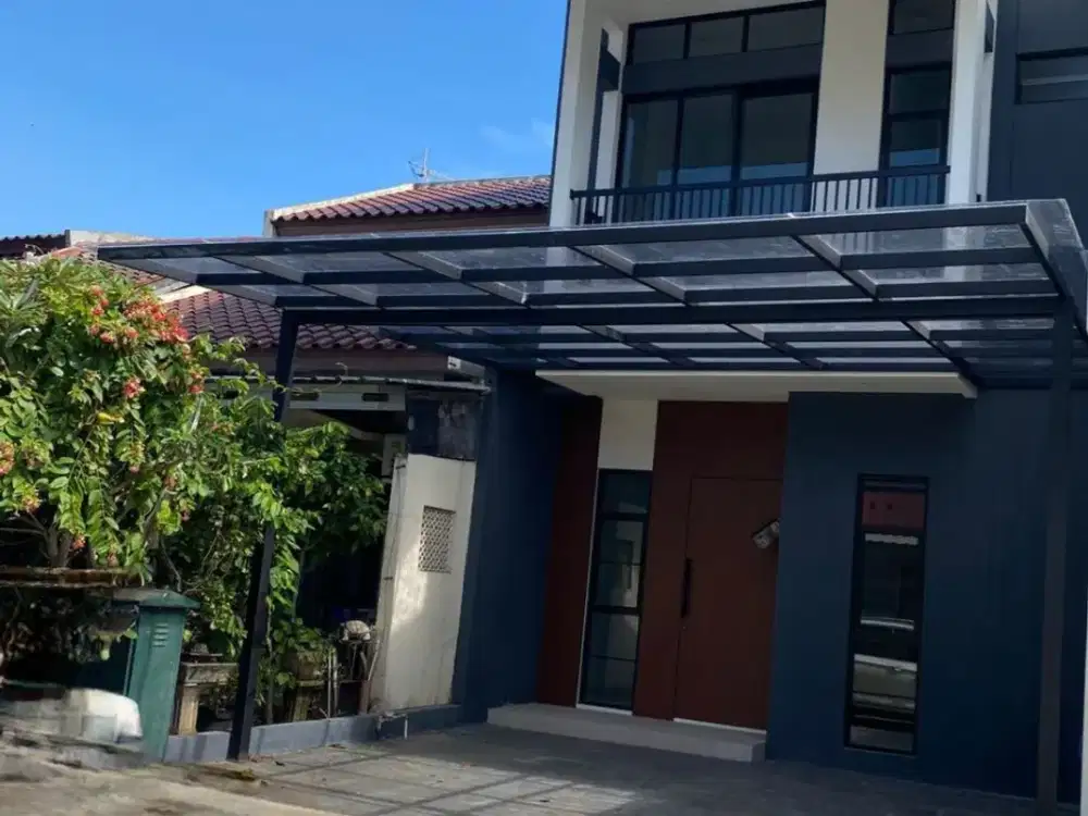 Rumah Rapih 2 Lantai SHM Unfurnished Hadap Barat Siap Huni di Alam Sutera Tangerang Selatan