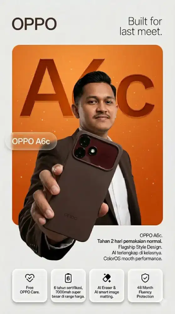 OPPO A6c cicilan Tanpa Dp