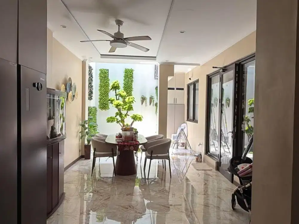 Rumah Hook SHM Semi Furnish Podomoro Karawang Full Fasilitas