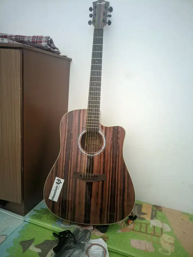 Jual gitar akustik cowboy transkustik eletric