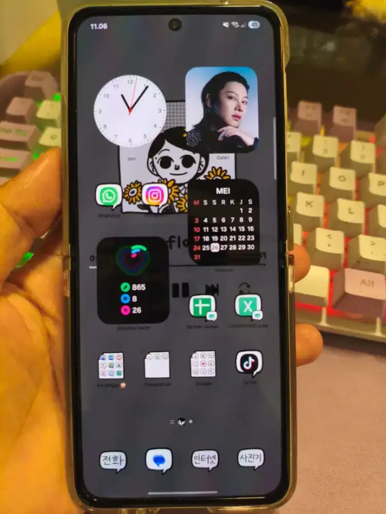 Samsung Z Flip 3 masih mulus
