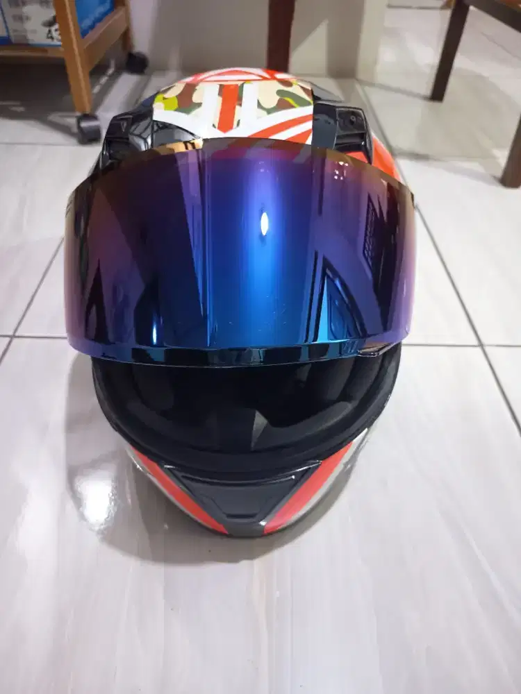 JUAL Helm KYT R-10 & Intercom M2, M2C