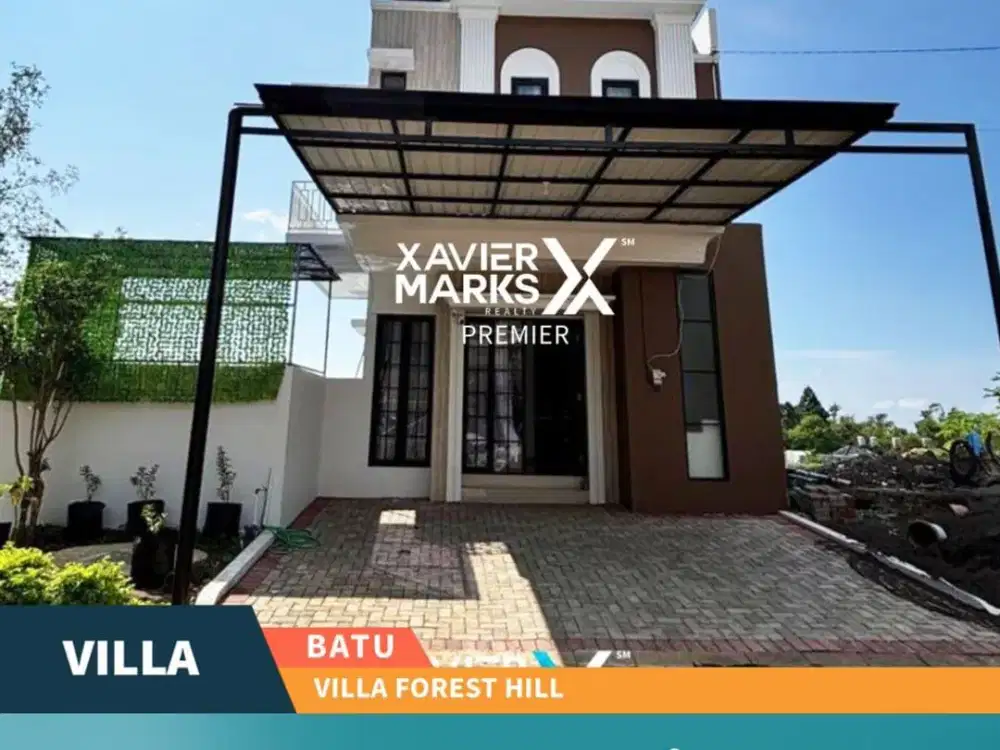 Dijual Villa 2 Lantai Bonus Private Pool , Rooftop di Forest Hill Batu