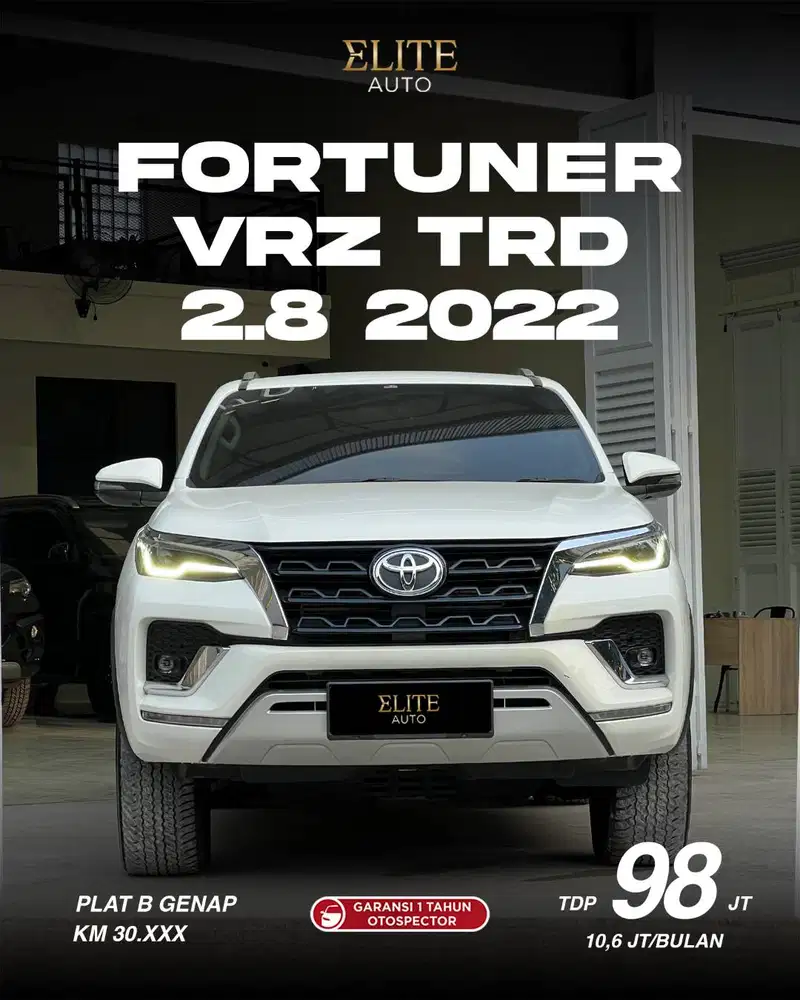 [LOW KM] Toyota Fortuner 2.8 VRZ 2022