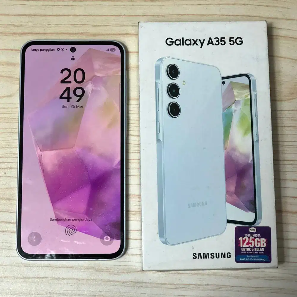 SAMSUNG A35 5G 8/256GB ICE BLUE  SUPER AMOLED 120HZ • KAMERA OIS ALL N
