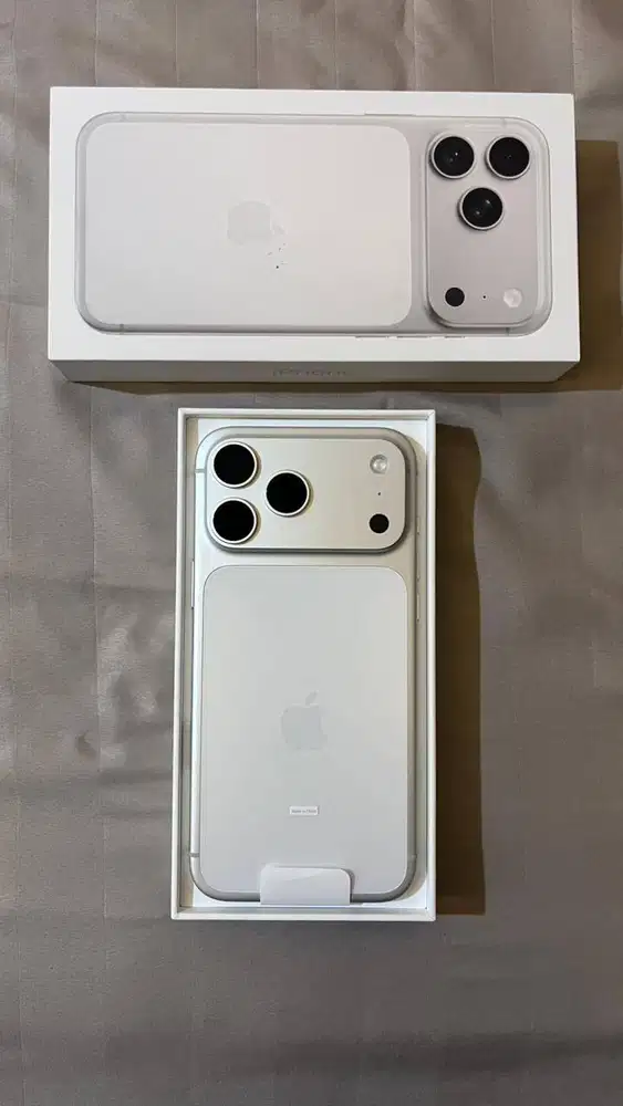 WTS NEW iPhone 17 Pro Max 512GB Silver ORI 100% | Belum Aktivasi