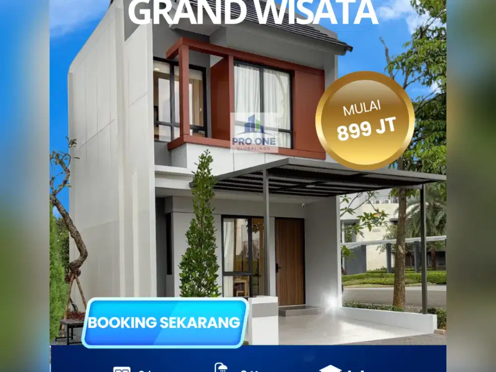 Rumah Grand Wisata 2 Lantai Cicilan 5 Jtan, Bekasi