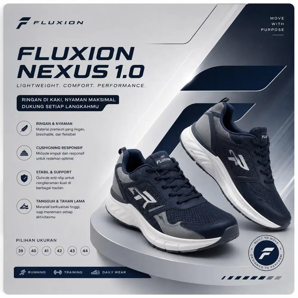 FLUXION NEXUS 1.0 — Running Shoes