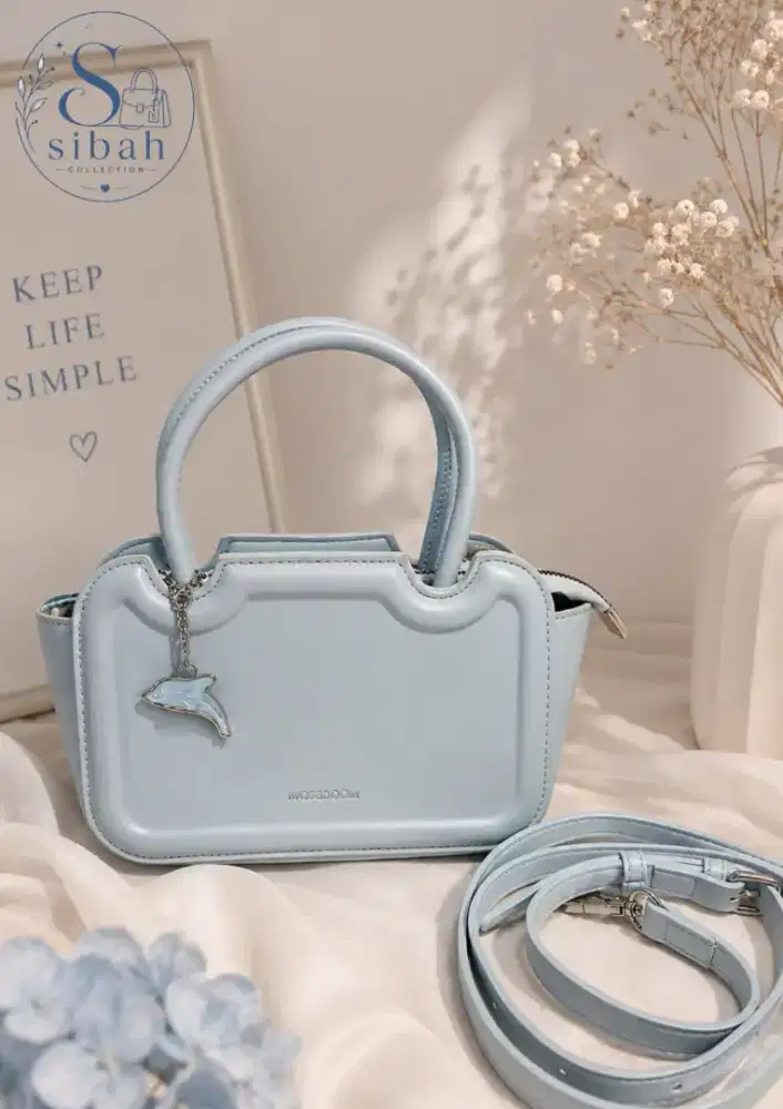 Tas Wanita Estetik Premium | Sibah Collection Blue Bag