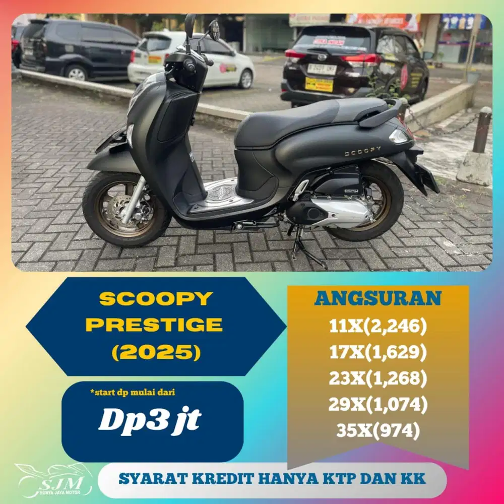 HONDA SCOOPY PRESTIGE 2025 CASH & KREDIT