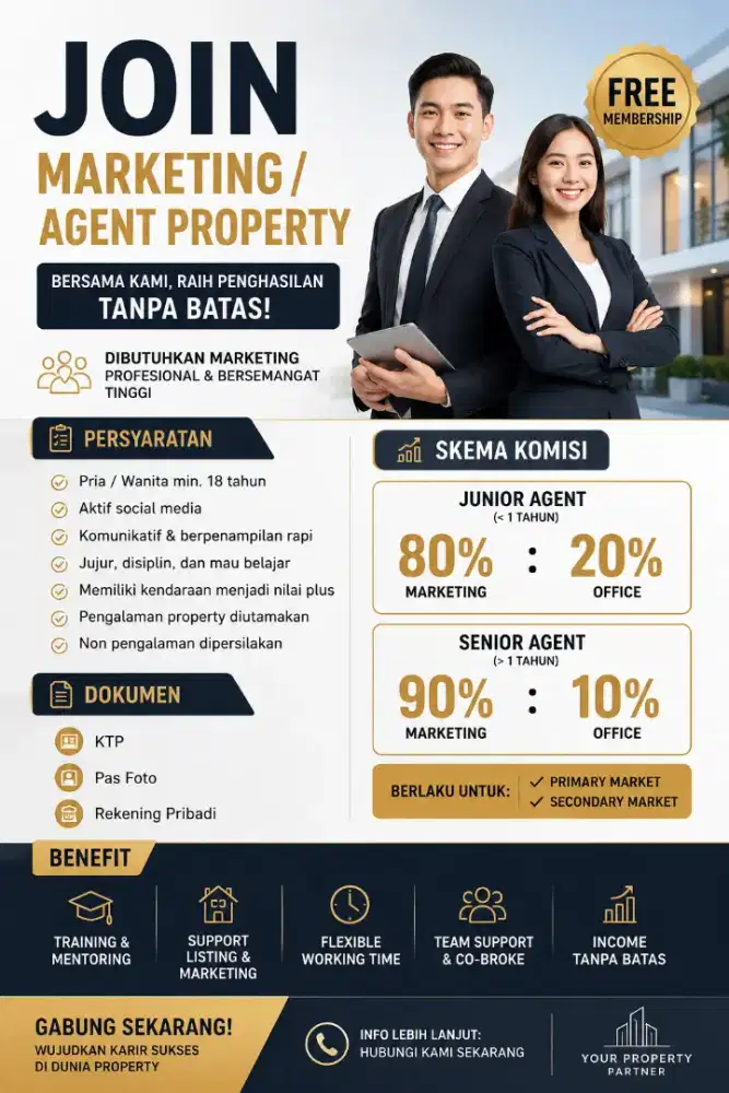 Lowongan Property Agent Marketing Property Gading Serpong BSD Alsut