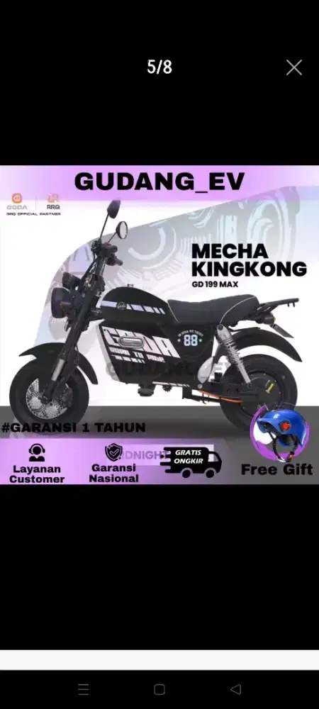 DI CARI goda 199 pro full hitam