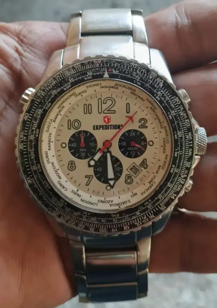 Expedition Chronograph Pilot Original Murah