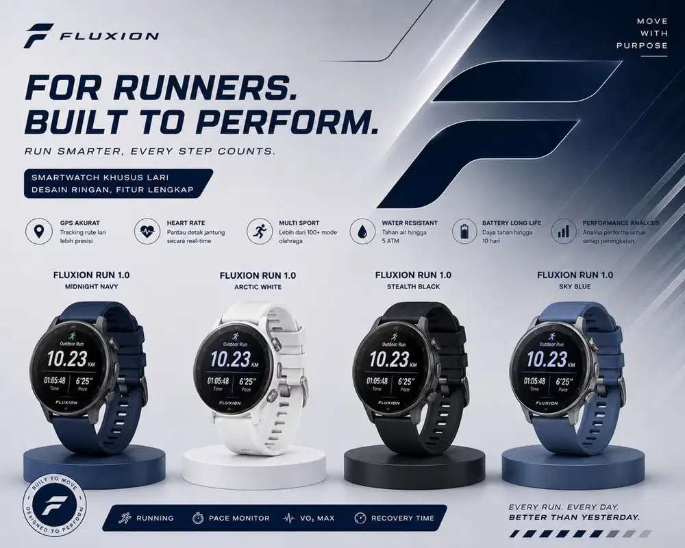 FLUXION RUN 1.0 — Smartwatch